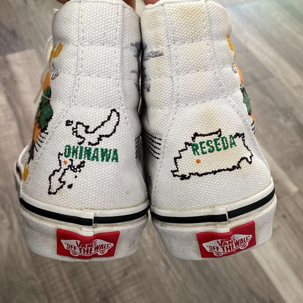 New Vans X Cobra Kai Karate Kid Sk-8 Shoe Miyagi Dojo 5 Women - Picture 5 of 12
